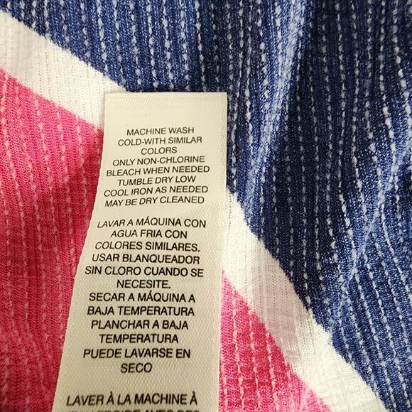 Chico's Easywear Womens Cardigan Size 0 Small Mod Update Tanya 3/4-Sleeve Pink - Picture 8 of 9